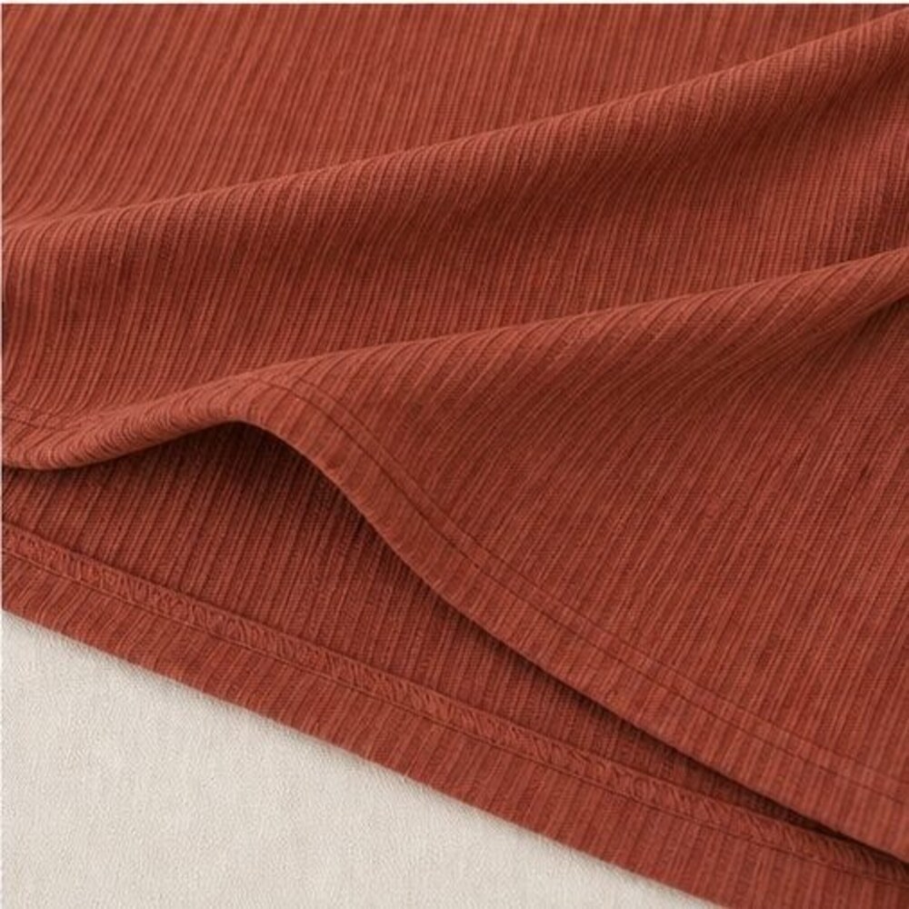 Rust Wrap Blouse - Picture 6 of 6